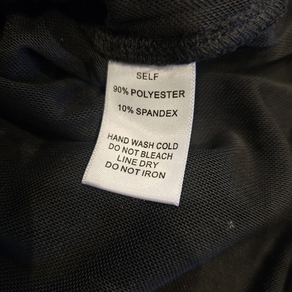 "Fashion Nova Black Sequin Long Sleeve Bodycon Mini Dress Size M" - Picture 9 of 9